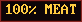 100% meat